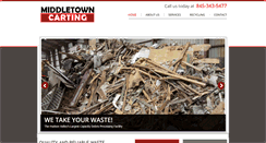 Desktop Screenshot of middletowncarting.com